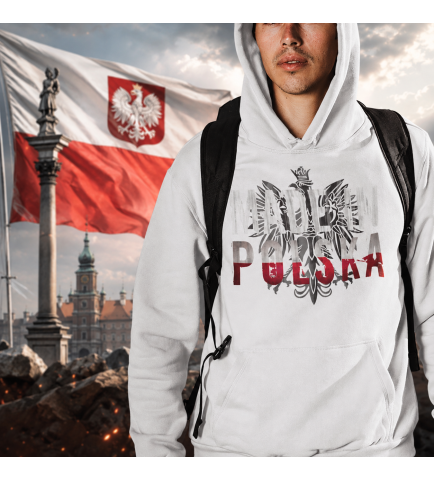 BLUZA Z KAPTUREM MADE IN POLSKA